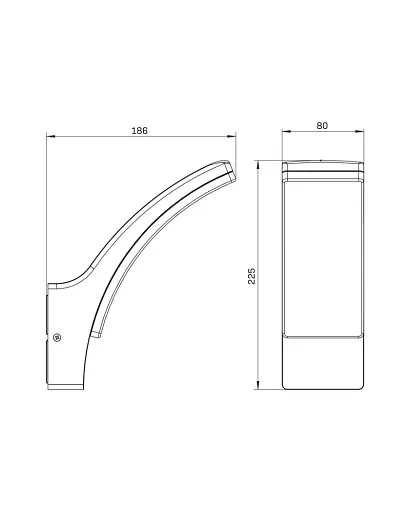 Вуличний світильник Goldlux 331342 Amy LED 1x12W 4000K 1600Lm IP44 чорний - фото 3