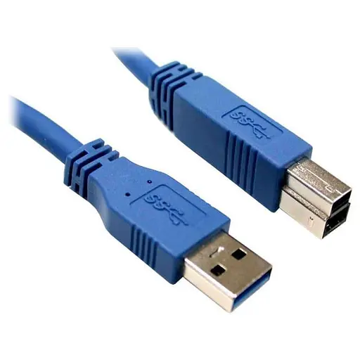 Кабель Atcom Usb 3.0 AM/BM пакет довжина 1.8 м синій - фото 3