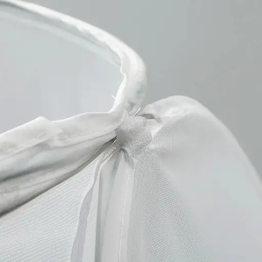 Кошик-бочка на пружині Handy Home Хмарка з кришкою на липучках 50х45х45 см білий (UC-132) - фото 6