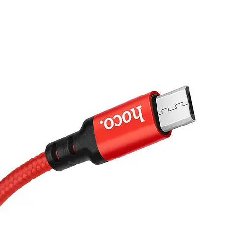Кабель довжина 2 м Hoco X14 micro-USB швидке заряджання червоний - фото 6