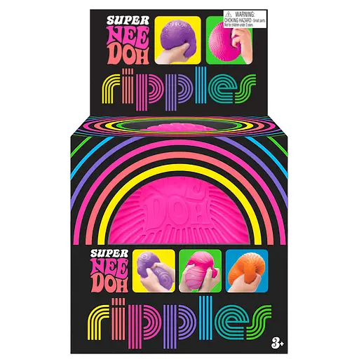 Игрушка-антистресс NeeDoh серии Super Яркие волны розовая (RSPND-6) - фото 4