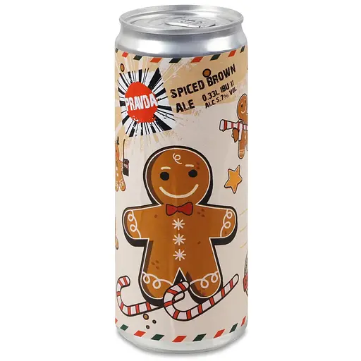 Пиво Правда Рождественское печенье полутемное нефильтрованное ж/б 5.7% 0.33 л