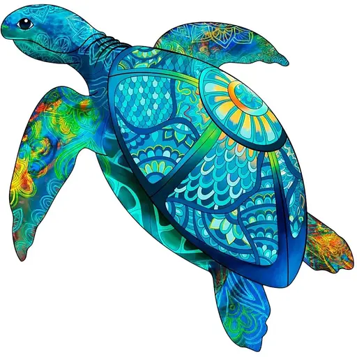 Пазли дерев'яний Eureka 2D Sea Turtle 125 елементів 473620 