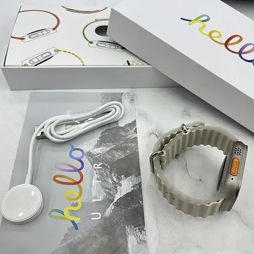 Умные часы Smart Watch Hello Watch 3 Full HD AMOLED 49 мм Белый - фото 5