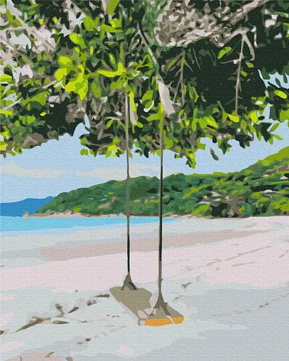 Картина за номерами на підрамнику Brushme Райський куточок