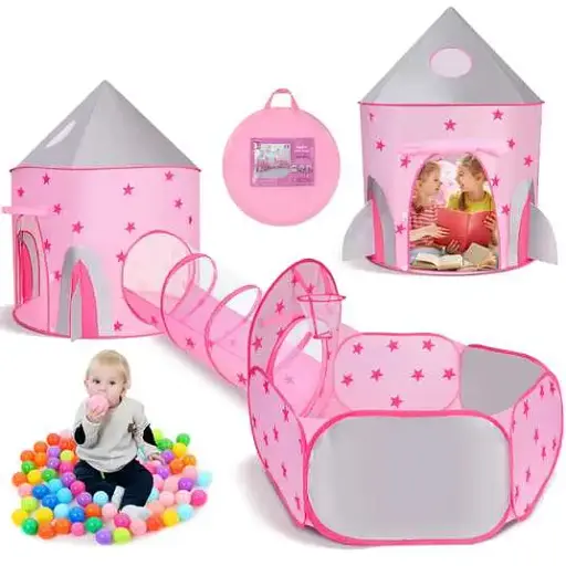 Детская палатка с туннелем и сухим бассейном - фото 1