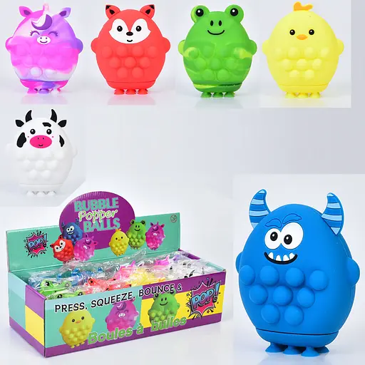 Монстр Pop It, 11 см, на присосках, FG240428062Q (В асортименті) - фото 2