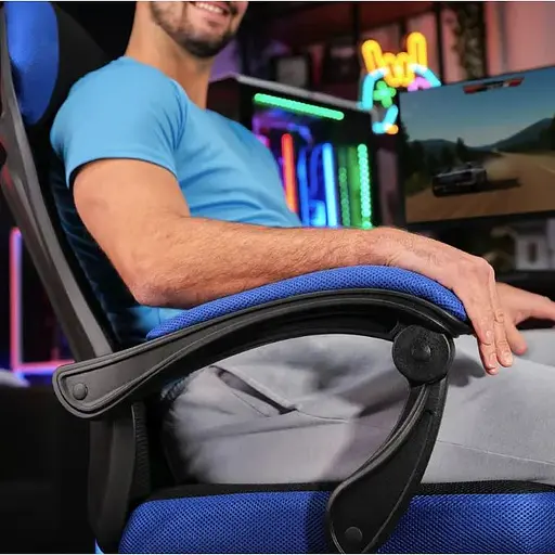 Геймерское кресло Di Volio Sporte синий - фото 10