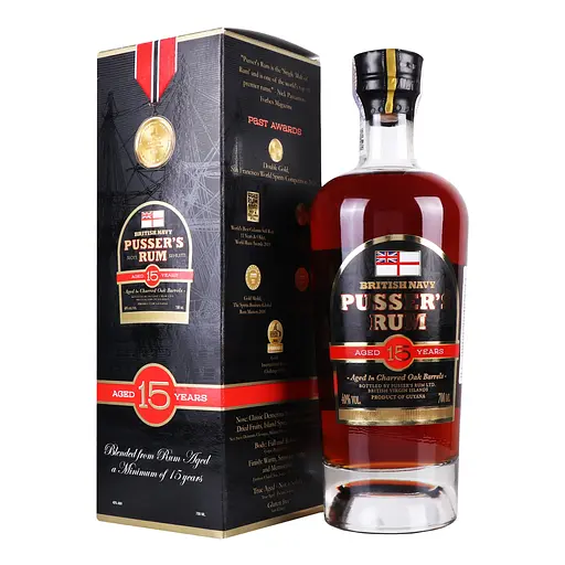 Ром Pusser's Rum 15 yo, 40%, 0,7 л - фото 3
