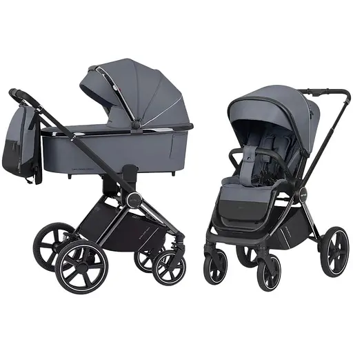 Універсальна коляска-книжка Carrello Ultimo CRL-6511 NF 2в1 Cool Grey