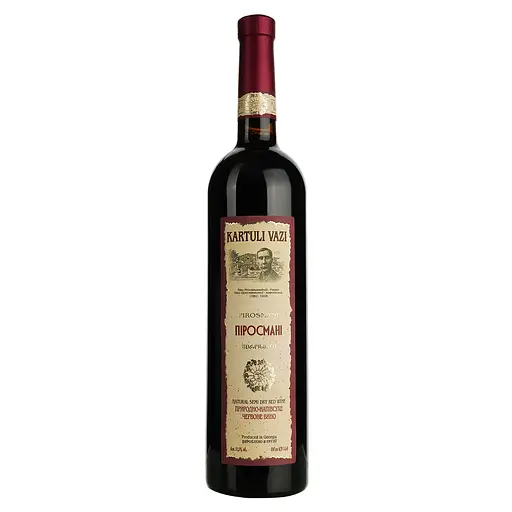 Вино Kartuli Vazi Пиросмани, красное, полусухое, 12%, 0,75 л (245276)
