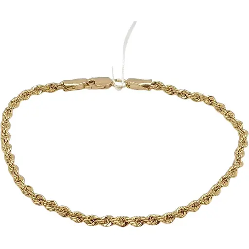 Золотий браслет Столична Ювелірна Фабрика (Джгут). 311502 18,5