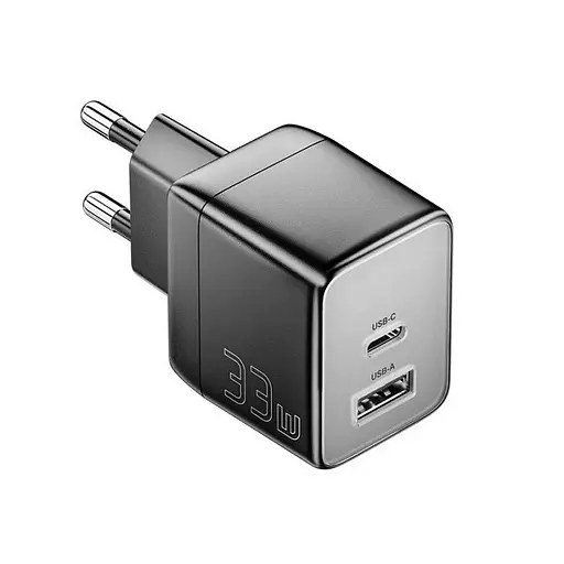 Сетевое зарядное устройство для EssagerECT33W Gan 1USB 1T-C 33W черный - фото 1