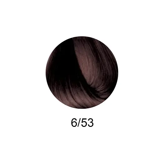 Краска для волос BBcos Keratin Color №5/53 светло-золотистый красного дерева каштановый 100 мл. - фото 3