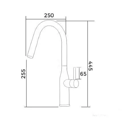 Змішувач для кухні Gappo G4398-45 - фото 3