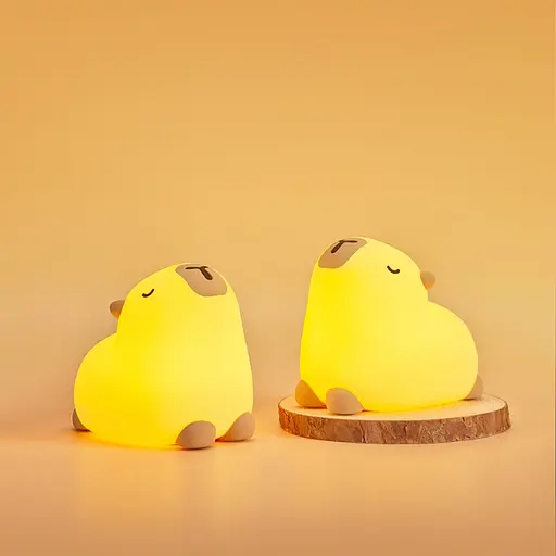 Силиконовый беспроводной ночник «Капибара» - фото 3