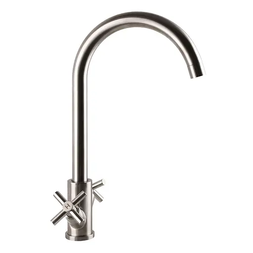 Смеситель для кухни Globus Lux Dukat SD4-203 Нержавеющая сталь - фото 2