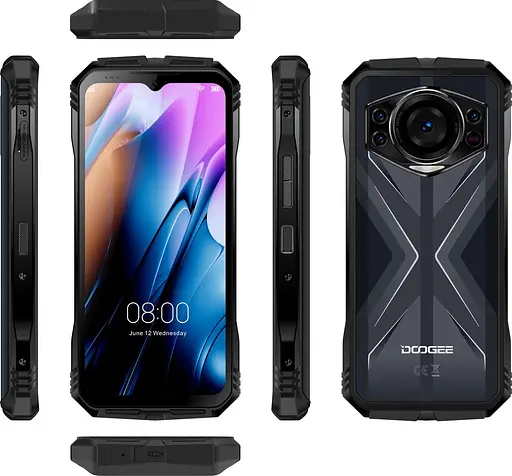 Смартфон Doogee S118 658" 8/512ГБ 2SIM 10800мА/рік сріблястий - фото 8