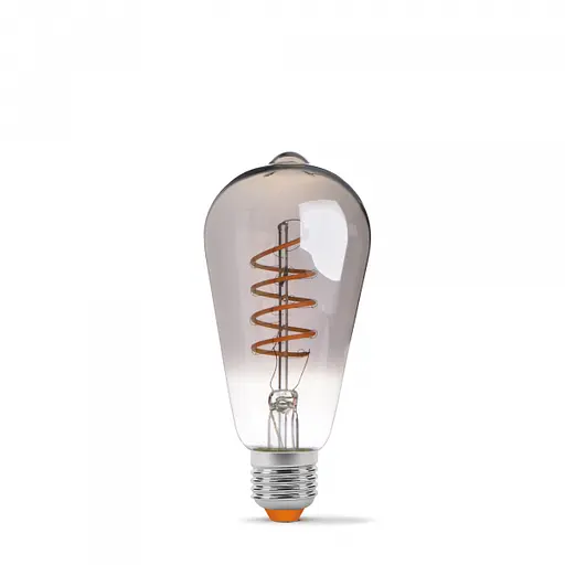 LED лампа VIDEX Filament ST64FGD 4W E27 2100K дімерна графіт - фото 2