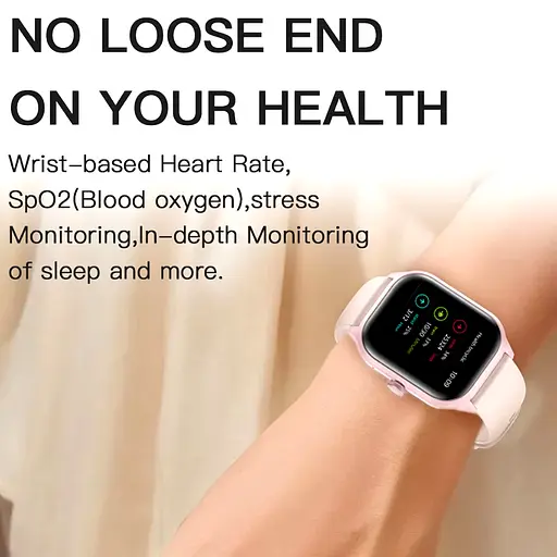 Смарт-годинник LEMFO LT10-Y12 силіконовий ремінець Pink (16728) - фото 2