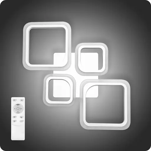 Люстра світлодіодна 517 Xlight з пультом 80Вт Білий (02034) - фото 1