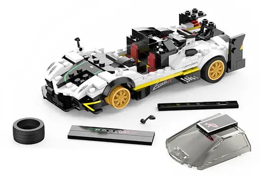 Конструктор дитячий автомобіль Pagani Zonda R білий RASTAR - фото 6