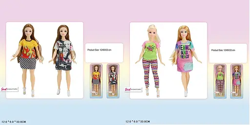 Кукла типа Барби, корпулентная кукла (в ассортименте) - фото 2