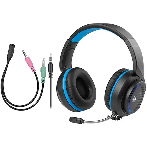 Комп'ютерна аудіо гарнітура Tracer Gamezone Dragon Blue LED (TRASLU46621)
