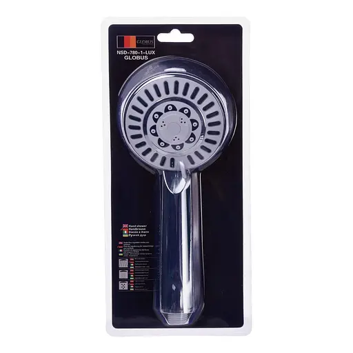 Ручной душ Globus Lux NSD-780-1-LUX Blister, Хром - фото 1