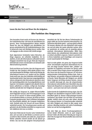 TestDaF Musterprufung 5. Heft mit Audio-CD. Test Deutsch als Fremdsprache - фото 13