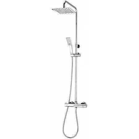 Душова система з термостатом Omnires Y chrome Y1244XMCR, Хром - фото 1