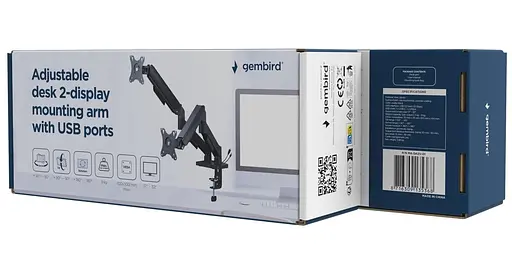 Кронштейн Gembird MA-DA2U-01 MA-DA2U-01 - фото 5