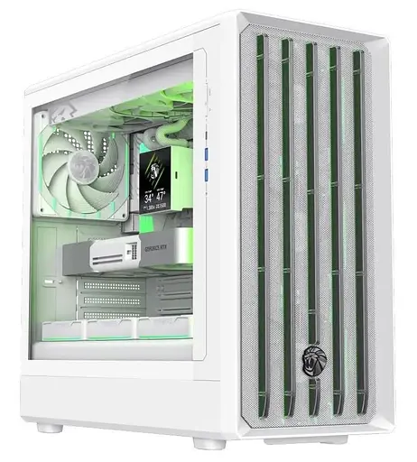 Корпус GameMax Claw 460 Tempered Glass без БЖ White (CLAW 460 WH) - фото 3