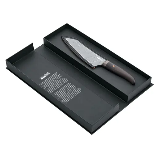 Нож кухонный Due Cigni "Coquus" Chef’s Knife Damask 200 мм - фото 2