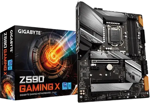 Материнская плата Gigabyte Z590 Gaming X LGA 1200 (Z590 GAMING X) Б/У - фото 1