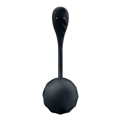 Віброяйце Satisfyer Ribbed Petal чорний - фото 2