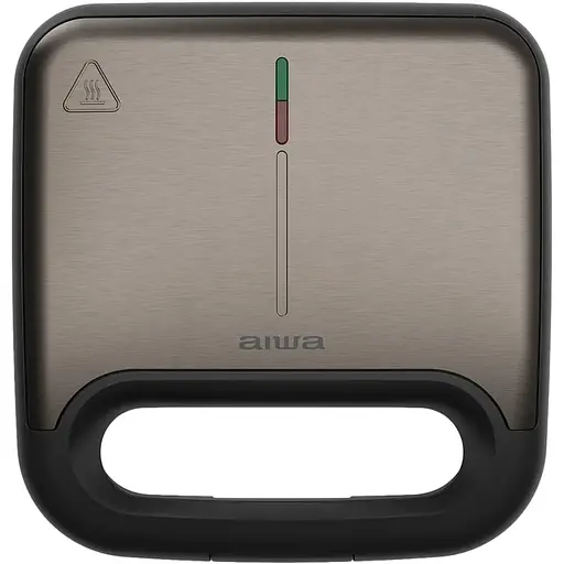Мультимейкер Aiwa TETSU ASM-750 750Вт/ гриль/ сендвіч/ товсті вафлі/ змінні пластини/ коричневий - фото 2