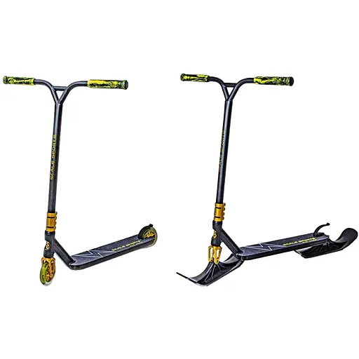 Самокат трюковий - снігокат 2 в 1 Scale Sports 85х49 см Золотий 000283533