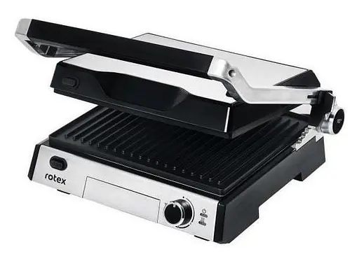 Прижимной контактный электрический гриль Rotex RSM600-XL двухсторонний настольный 2000 Вт - фото 2