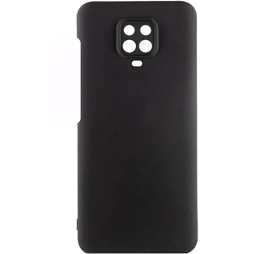 Чохол Silicone Cover Lakshmi Full Camera (AAA) для Xiaomi Redmi Note 9s / Note 9 Pro /Note 9 Pro Max Чорний / Black