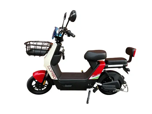 Електроскутер Двомісний Corso Swift SW (500W/60V/20Ah) Бежево-Червоний - фото 8