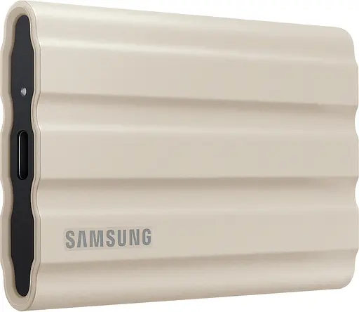 Накопичувач зовнішній SSD 2.5 USB 2.0TB Samsung T7 Shield Beige (MU-PE2T0K/EU) - фото 3