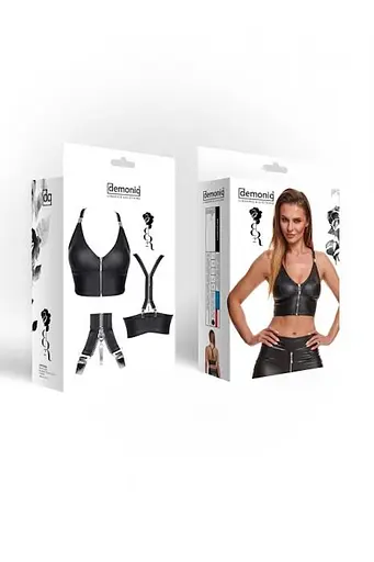 Короткий топ Demoniq BRZITAI001 XXL (чорний) - фото 15