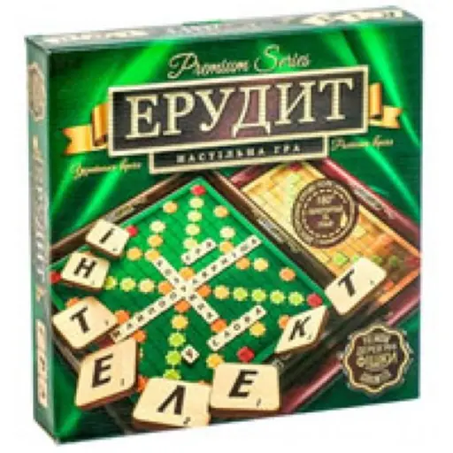 Настільна гра Danko Toys Ерудит Premium Series, (укр.)