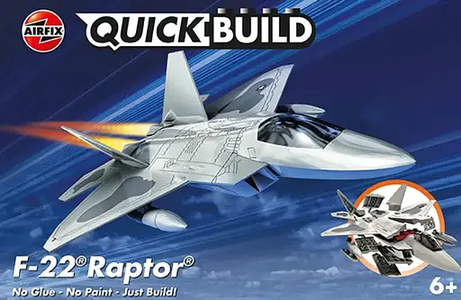 Конструктор Airfix літак QUICKBUILD F22 Raptor J6005