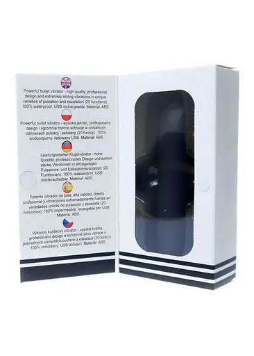 Міні-вібратор B - Series Magic Powerful Bullet, 10 см (чорний) - фото 9