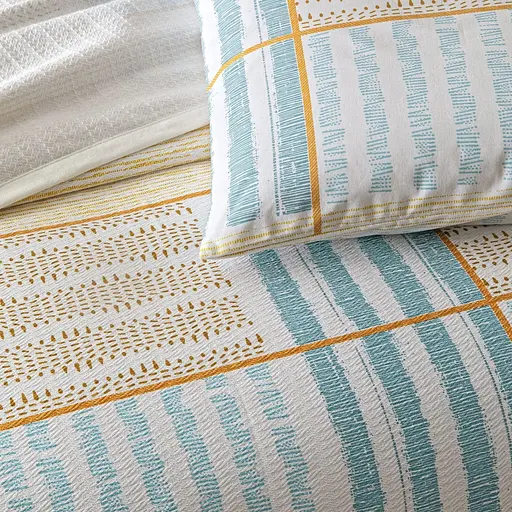 Постільна білизна з покривалом-піке Willow Sari / простирадло на резинці Tac pbe0051409 - фото 3