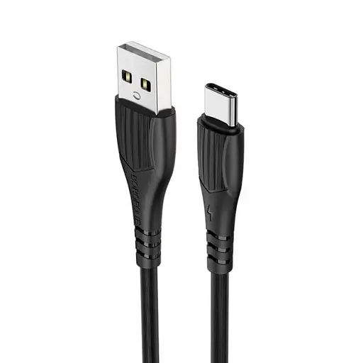 Кабель Borofone BX37 Wieldy USB Type-C 3A провід для зарядки смартфона/телефону 1 м чорний
