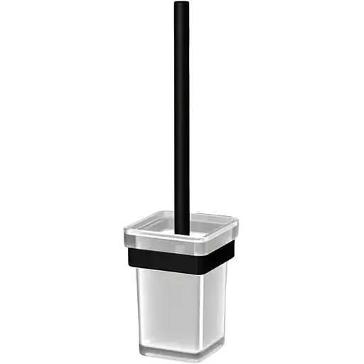 Йоржик для унітазу Imprese Bilovec black matt 151255B, Чорний матовий - фото 1