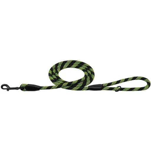 Поводок для собак Barksi Active 183х1.2 см черно-салатовый - фото 2